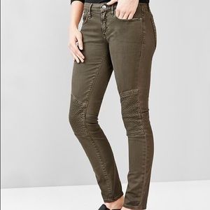GAP 1969 Moto Skinny Jean - Size 26